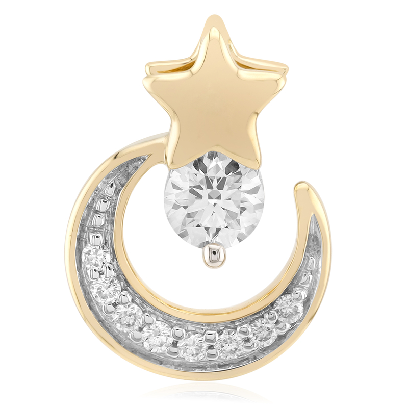 SI1 (G) Brillant-Goldanhänger (Annette)