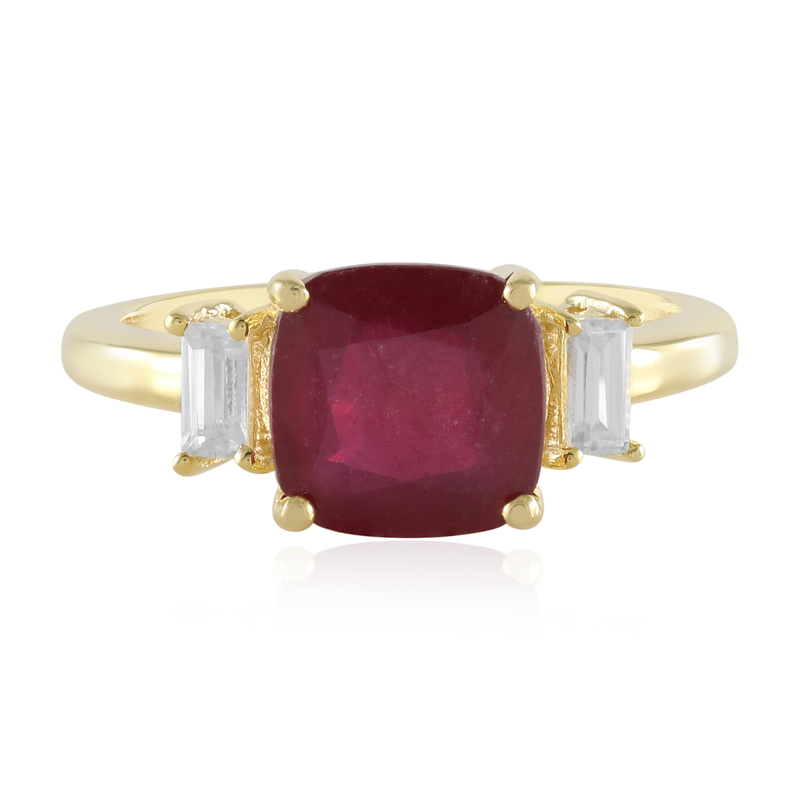 Madagaskar-Rubin-Silberring Madagaskar-Rubin-Silberring