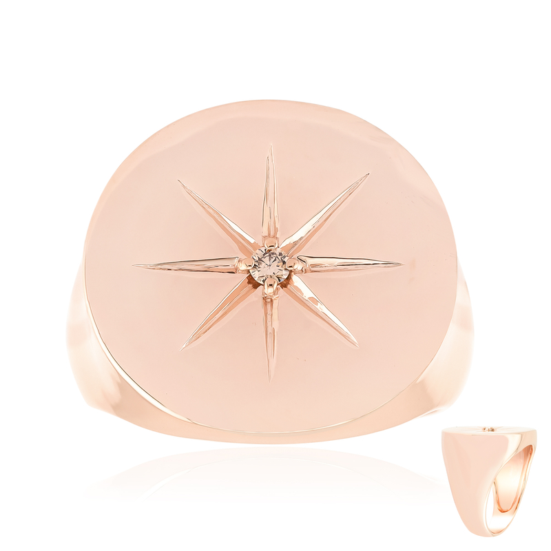 I1 Argyle-Rose de France-Brillant-Silberring (Annette)