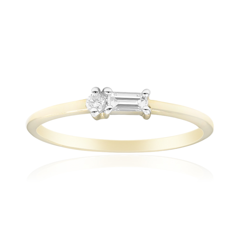 SI1 (G) Diamant-Goldring (Annette)