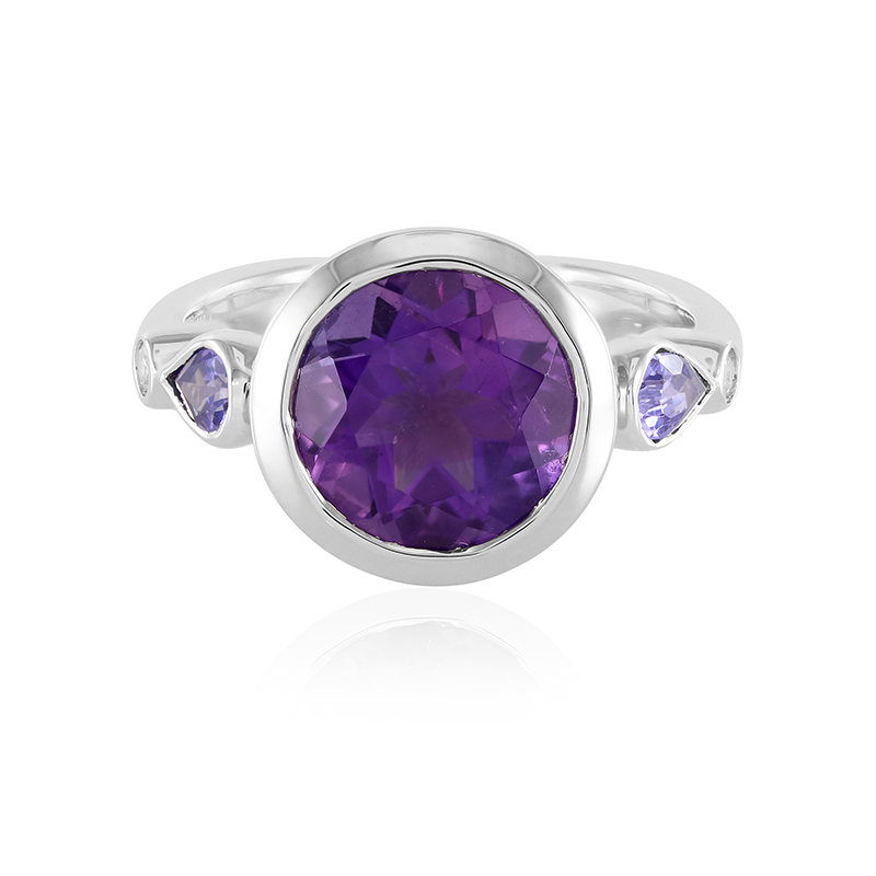 Sibirischer Amethyst-Silberring (Adela Silber) Sibirischer Amethyst-Silberring (Adela Silber)