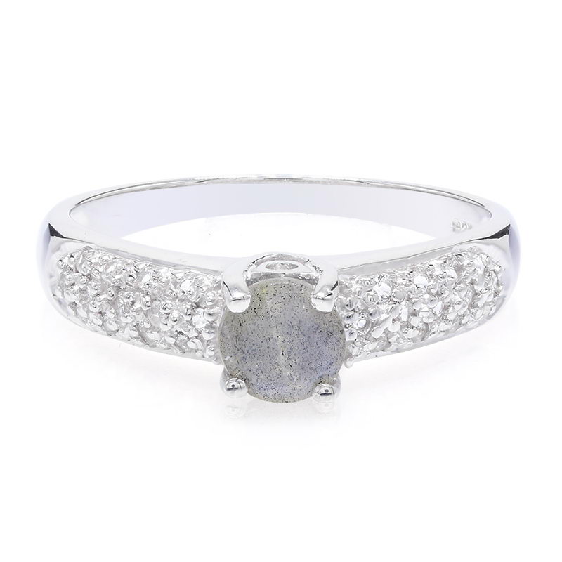 Spektrolith-Silberring