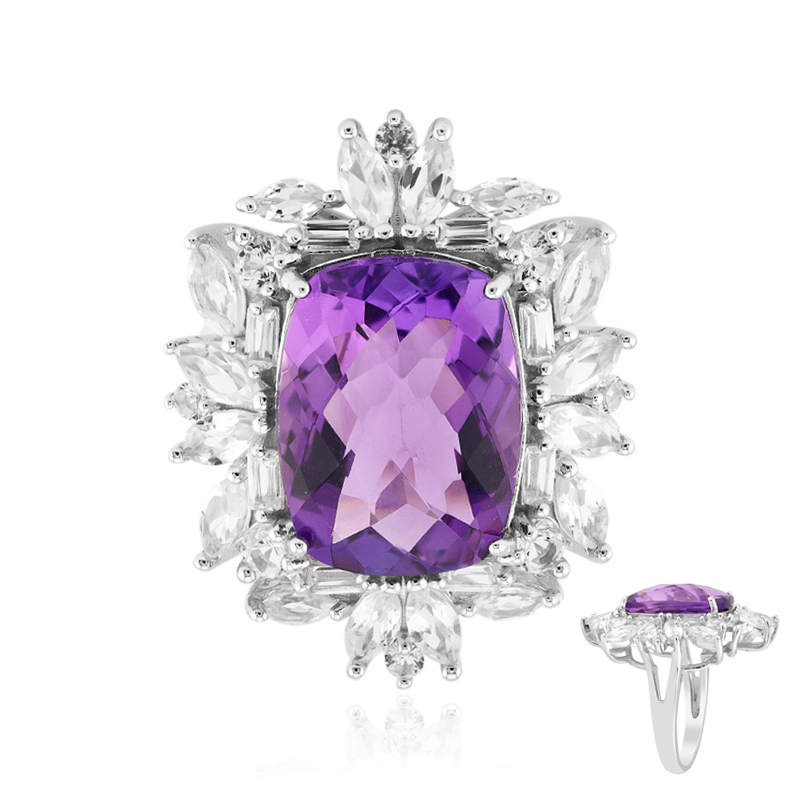 Amethyst-Silberring Amethyst-Silberring