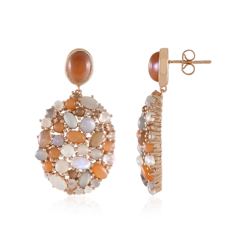 Mondstein-Silberohrringe (KM by Juwelo) Mondstein-Silberohrringe (KM by Juwelo)