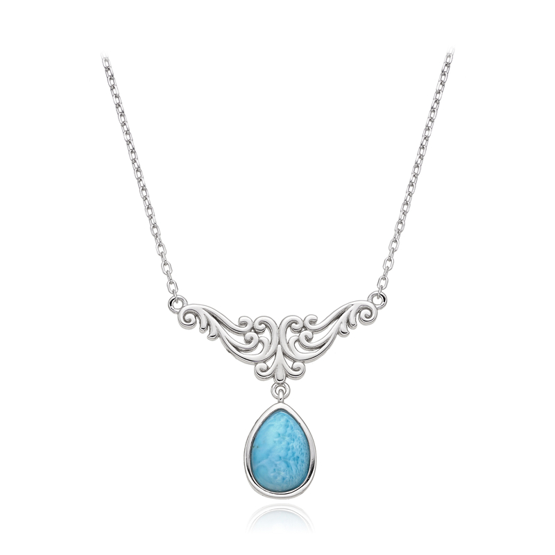 Larimar-Silbercollier