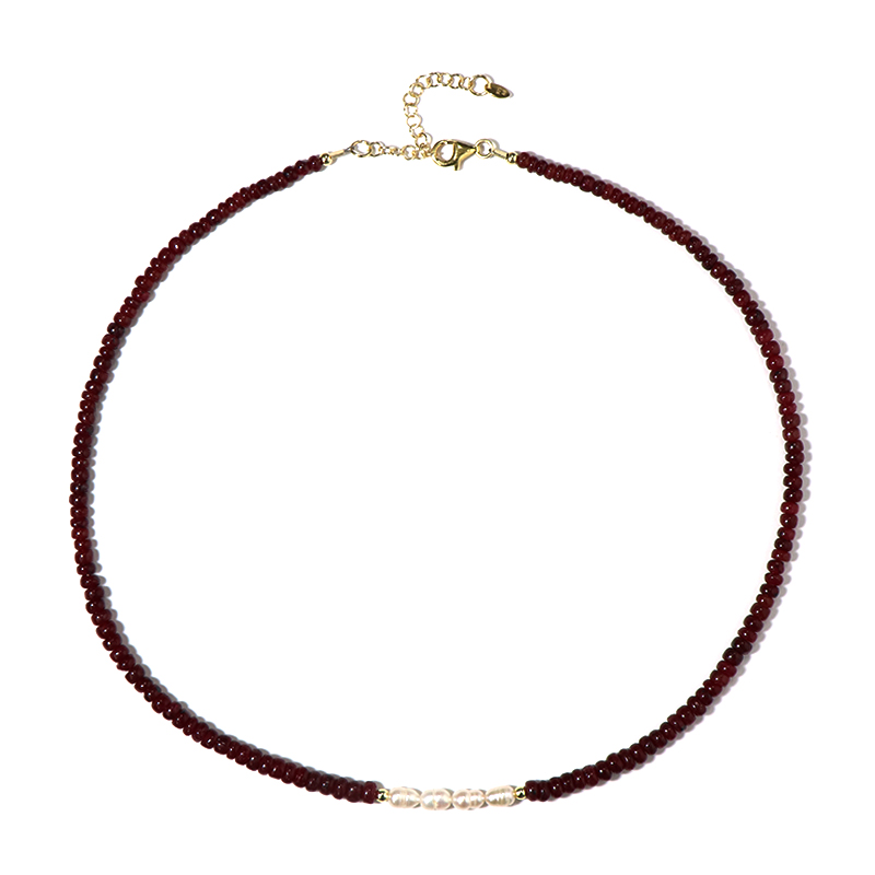 Rubin-Silberhalskette (Riya) Rubin-Silberhalskette (Riya)