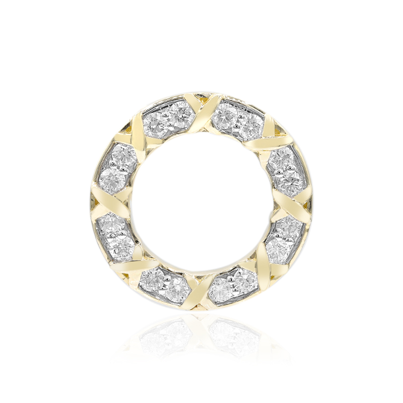 SI1 (G) Brillant-Goldanhänger (Annette)