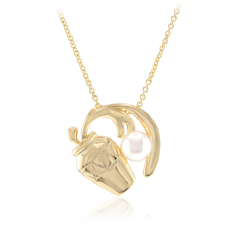 Weiße Süßwasserzuchtperlen-Silberhalskette