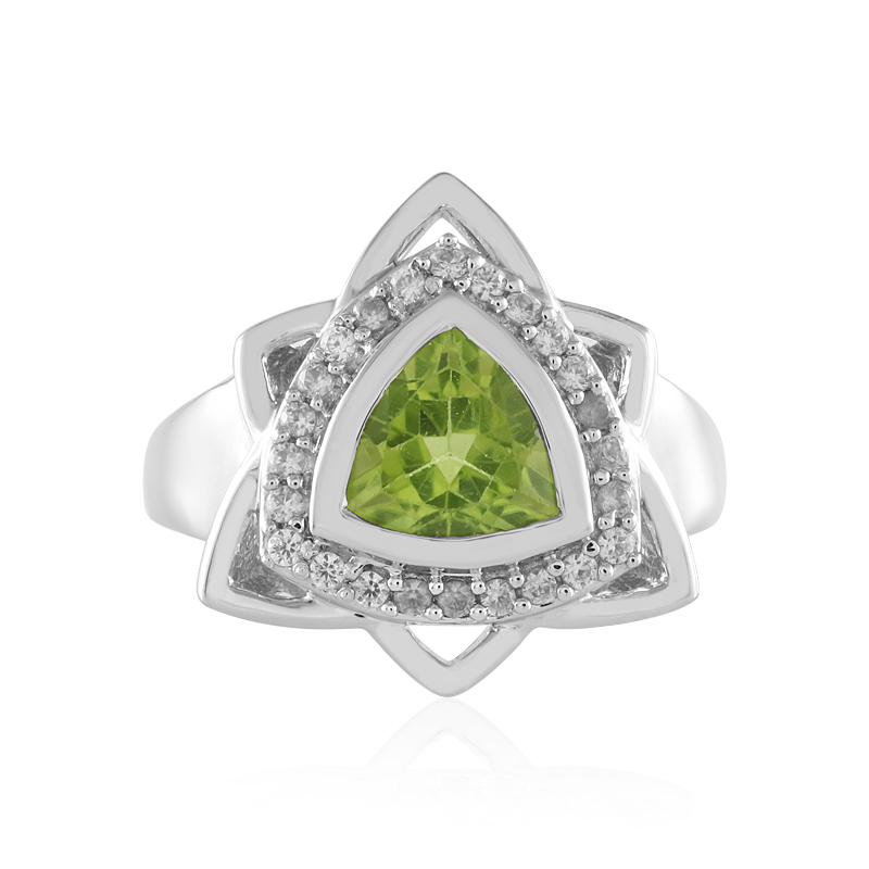 Peridot-Silberring
