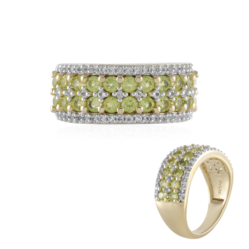 Peridot-Silberring