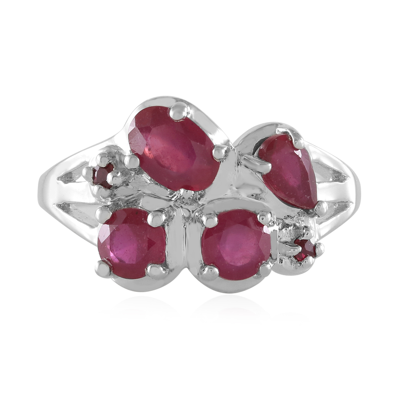 Madagaskar-Rubin-Silberring