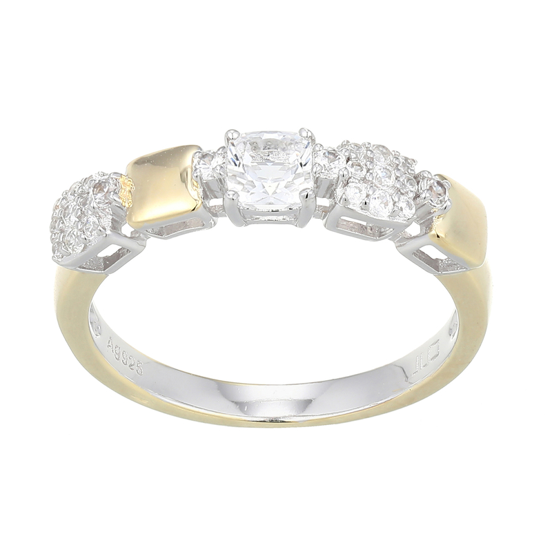 Edelstein-Silberring (Adela Silber)