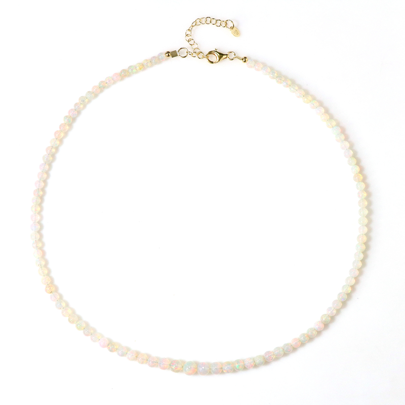 Welo-Opal-Silberhalskette