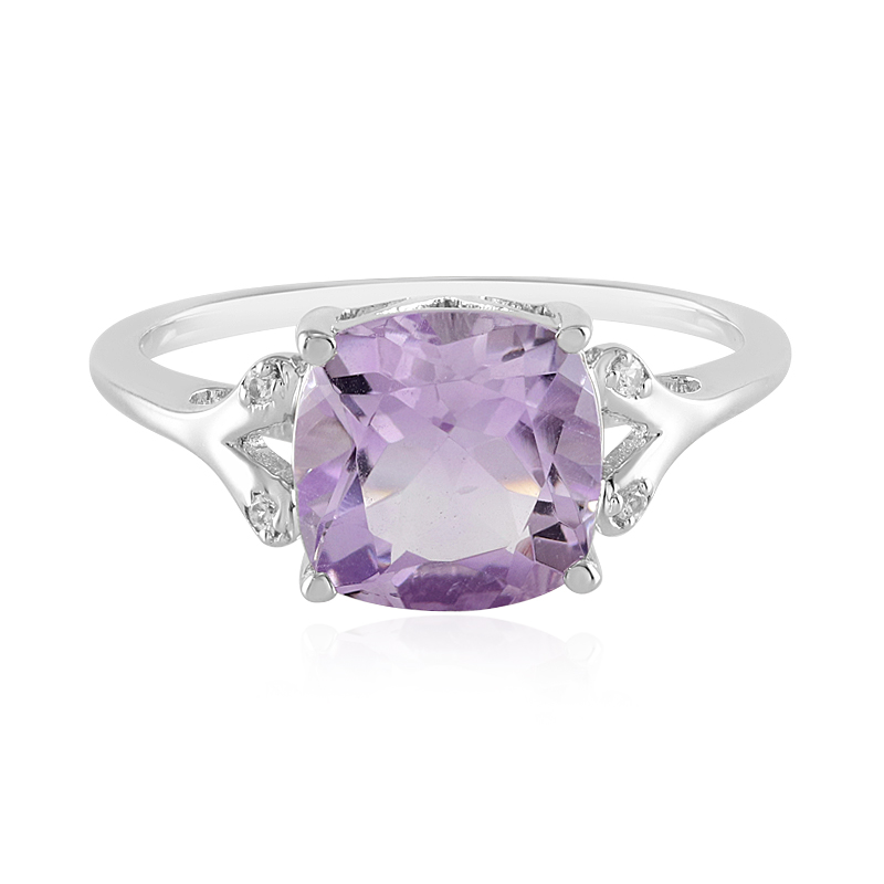 Lavendel-Amethyst-Silberring