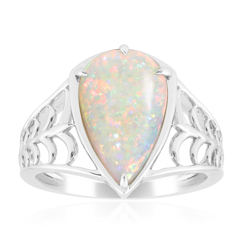 Mintabie-Opal-Goldring (AMAYANI)