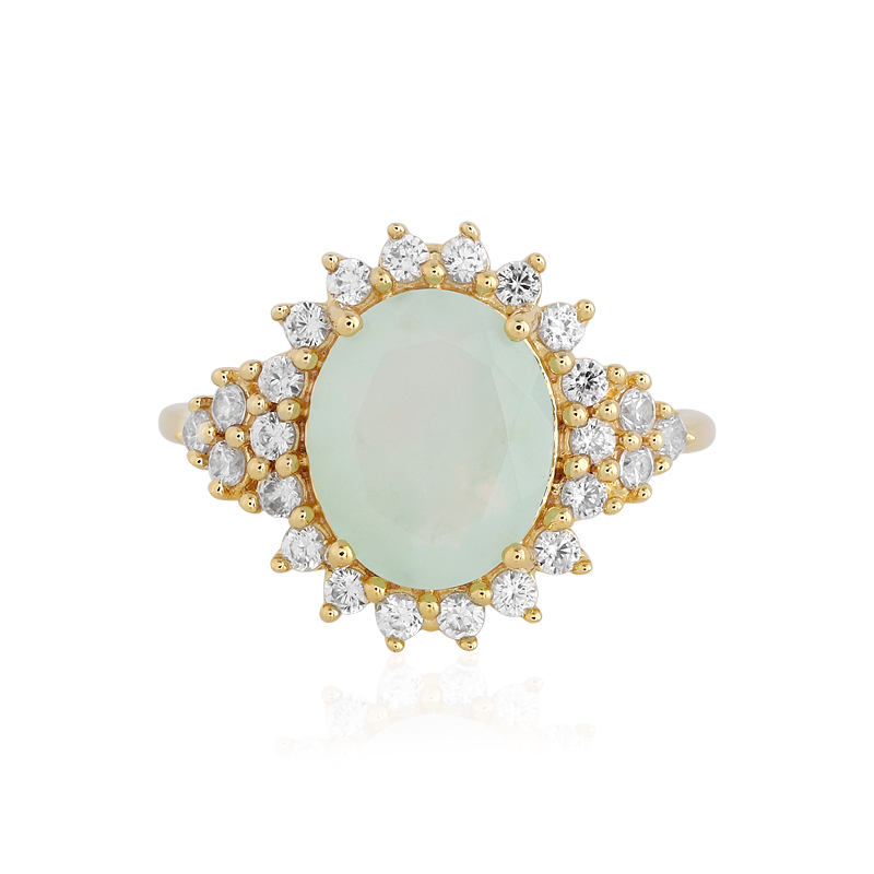Paraiba-Opal-Silberring Paraiba-Opal-Silberring