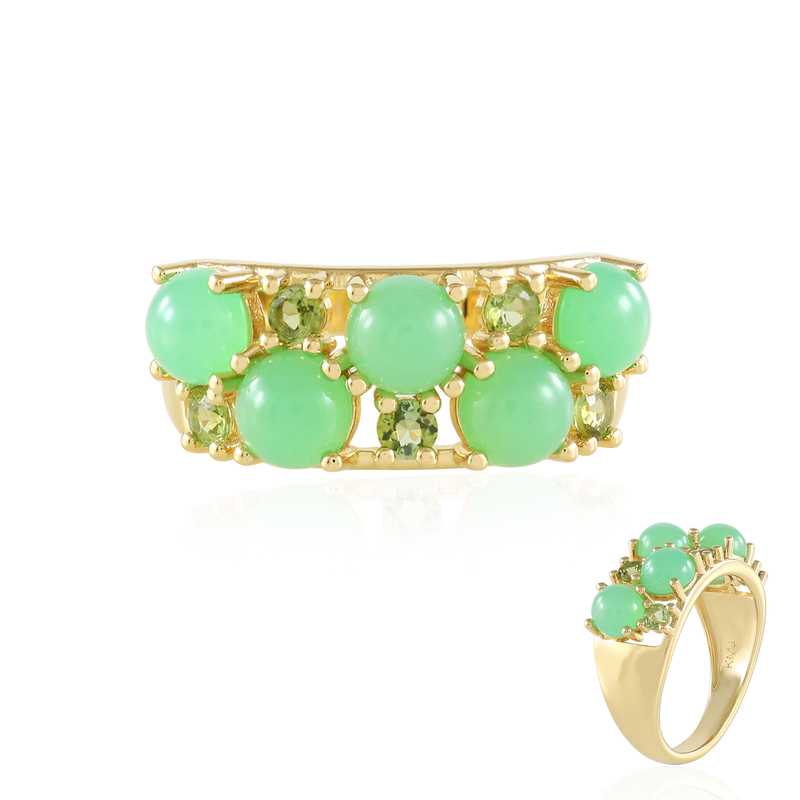 Chrysopras-Silberring (KM by Juwelo)