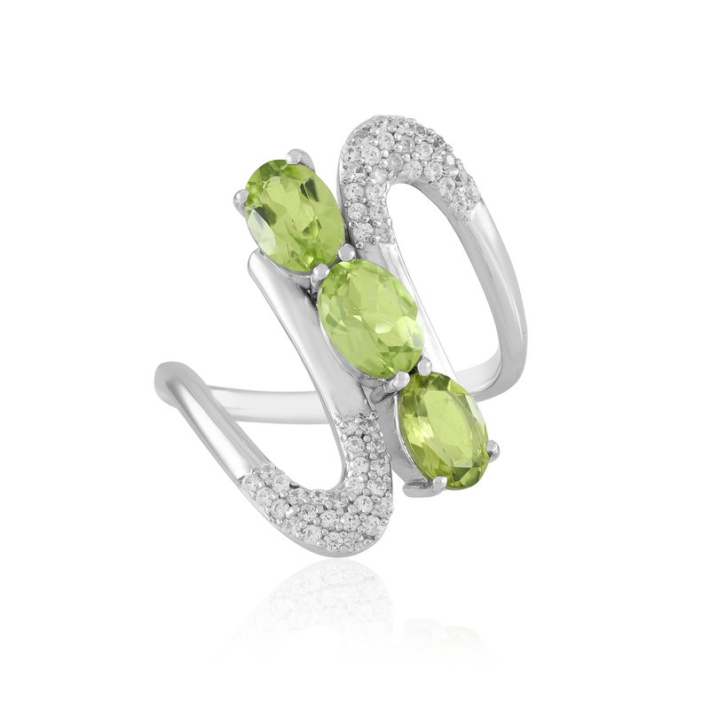 Peridot-Silberring (de Melo Essence)