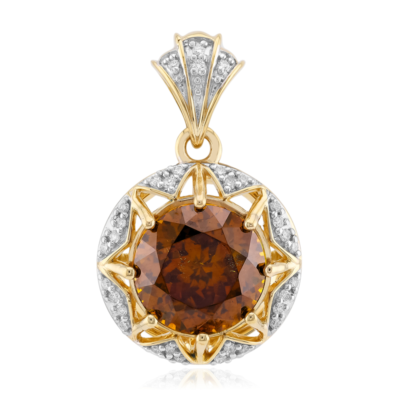 Bulgarischer Sphalerit-Goldanhänger