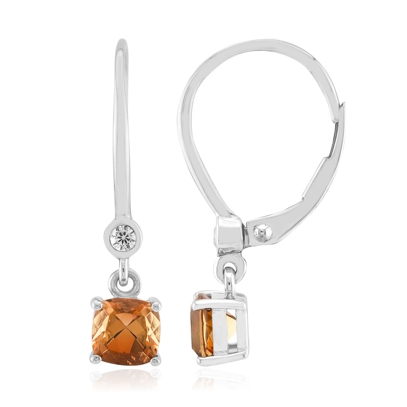 Tepetate-Topas-Silberohrringe