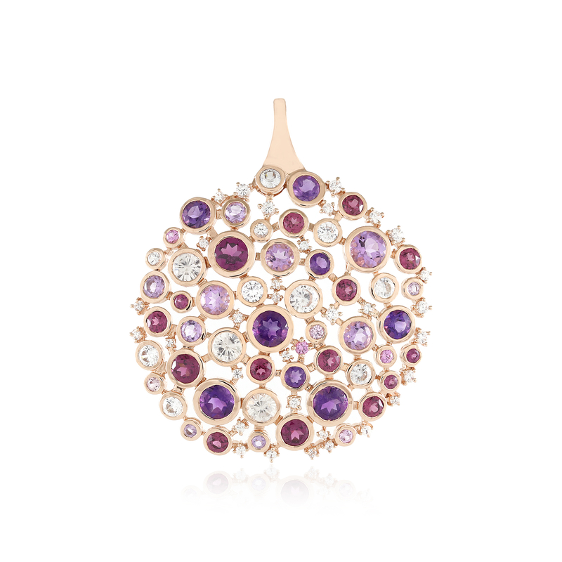 Edelstein-Silberanhänger (KM by Juwelo) Edelstein-Silberanhänger (KM by Juwelo)