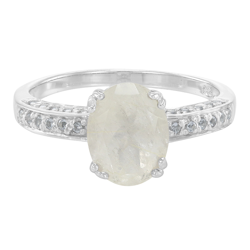 Rutilquarz-Silberring