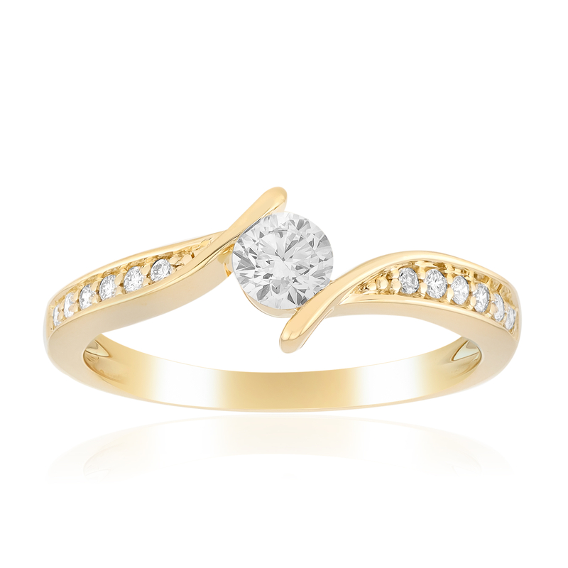 SI1 (G) Brillant-Goldring (Annette)