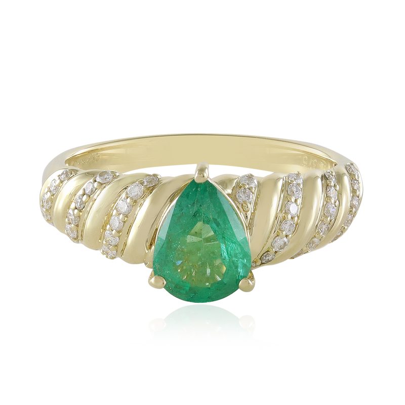 AAA-Sambia-Smaragd-Goldring (de Melo)