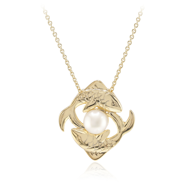 Weiße Süßwasserzuchtperlen-Silberhalskette