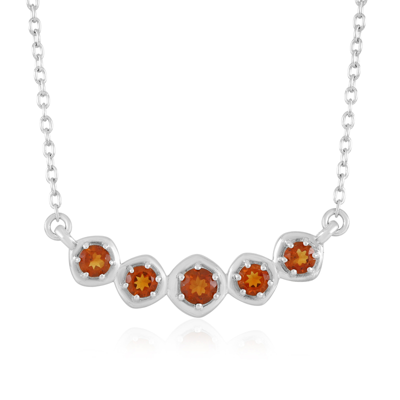 Madeira-Citrin-Silbercollier