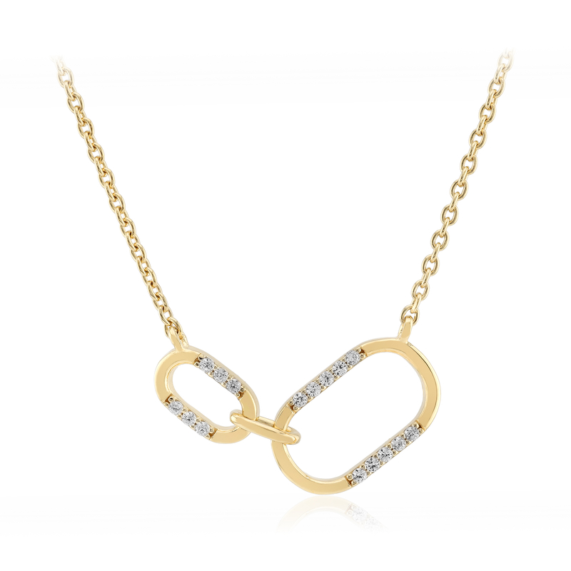 Zirkon-Silbercollier