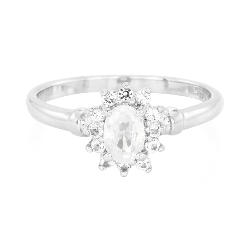 Zirkon-Silberring Zirkon-Silberring