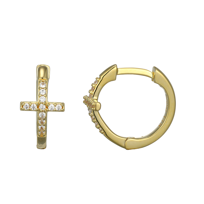 Zirkon-Silberohrringe (Adela Silber) Zirkon-Silberohrringe (Adela Silber)