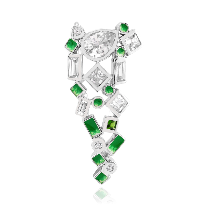 Zirkon-Silberanhänger (SAELOCANA)