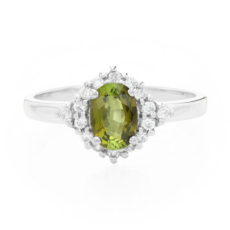 Kupfer-Turmalin-Silberring Kupfer-Turmalin-Silberring