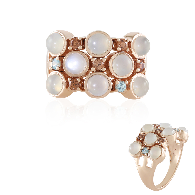 Weißer Mondstein-Silberring (KM by Juwelo)