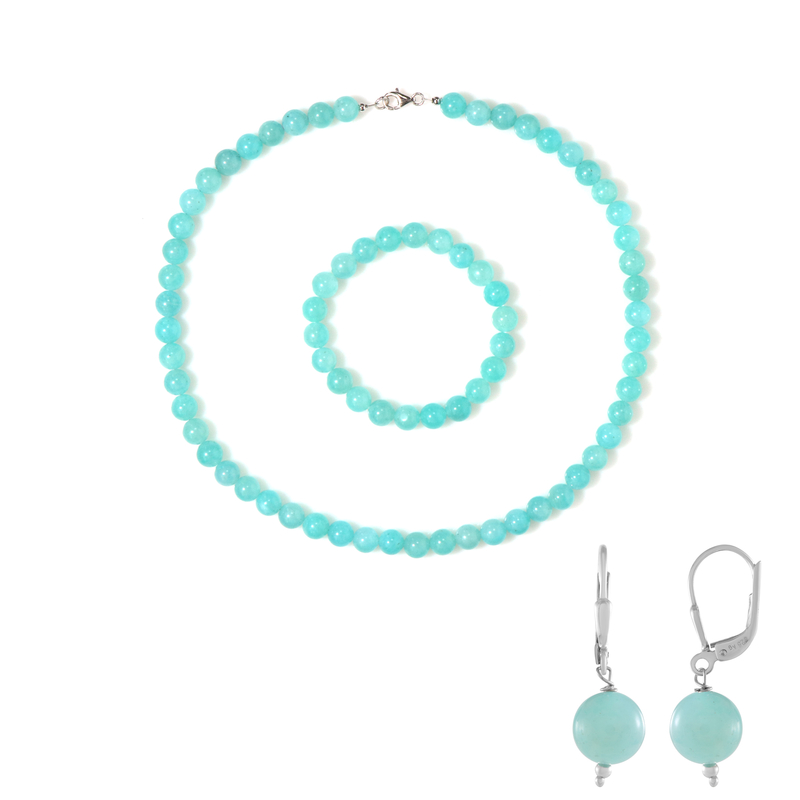 Amazonit-Silberset Amazonit-Silberset