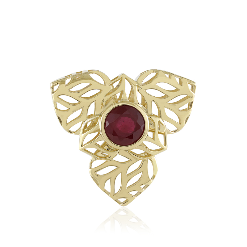 Madagaskar-Rubin-Goldanhänger (Ornaments by de Melo) Madagaskar-Rubin-Goldanhänger (Ornaments by de Melo)