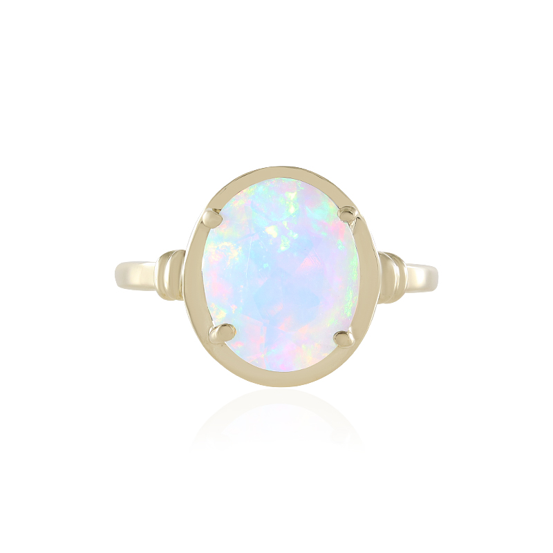 Welo-Opal-Goldring Welo-Opal-Goldring