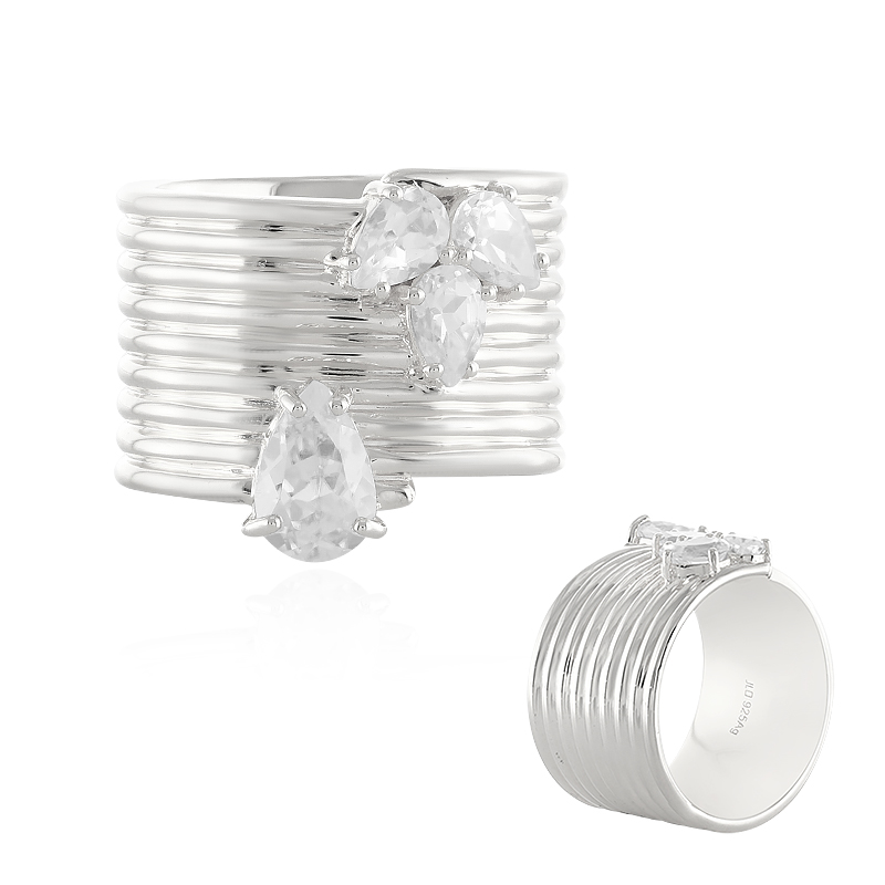 Zirkon-Silberring (de Melo) Zirkon-Silberring (de Melo)