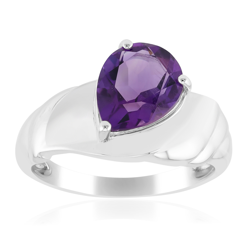 Uruguay-Amethyst-Silberring (Pallanova)