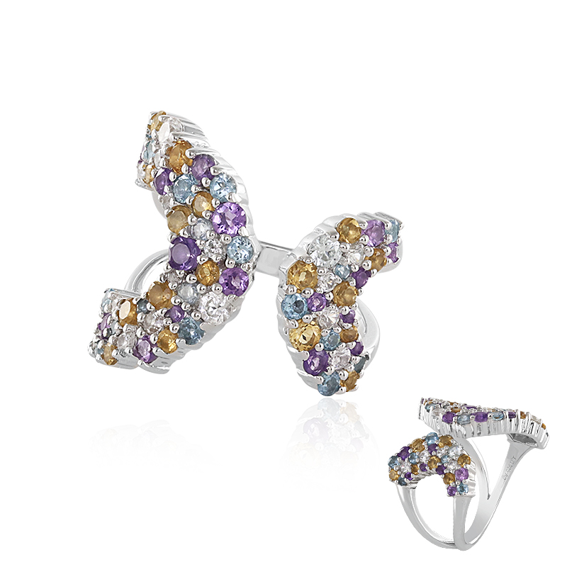 Edelstein-Silberring