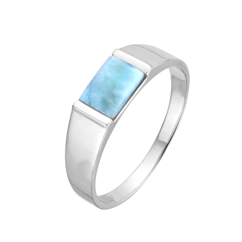 Larimar-Silberring