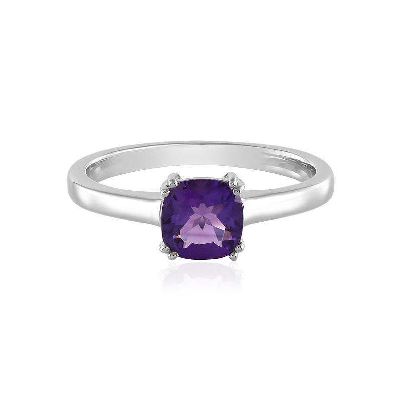 Sibirischer Amethyst-Silberring