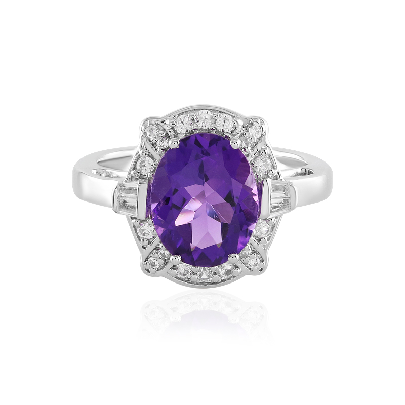 Sambia-Amethyst-Silberring