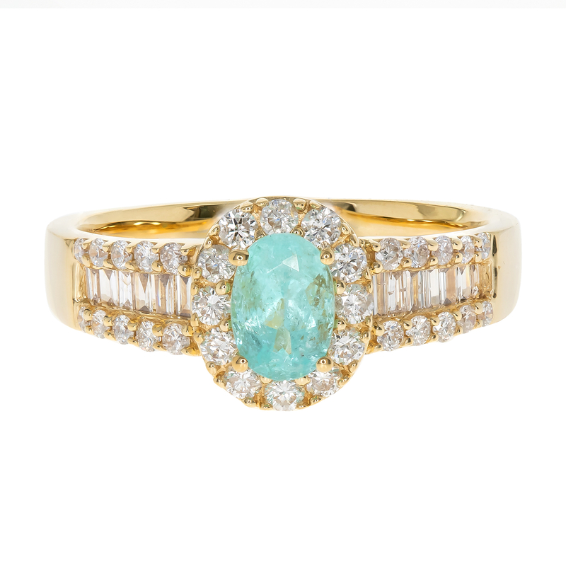 Paraiba-turmalin-guldring (CIRARI) från Juwelo