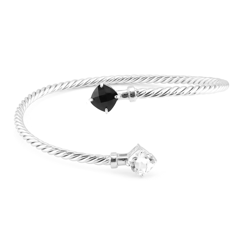 Edelstein-Silberarmreif