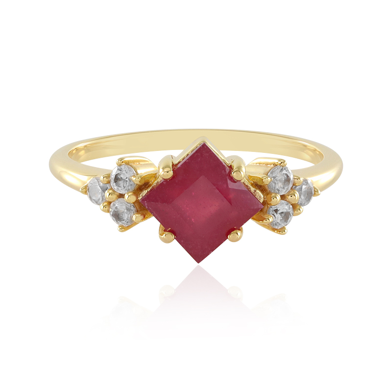 Madagaskar-Rubin-Silberring