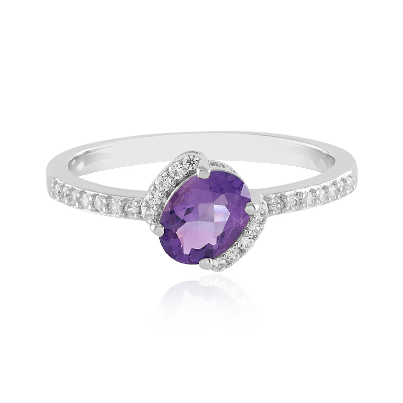 Marokkanischer Amethyst-Silberring Marokkanischer Amethyst-Silberring