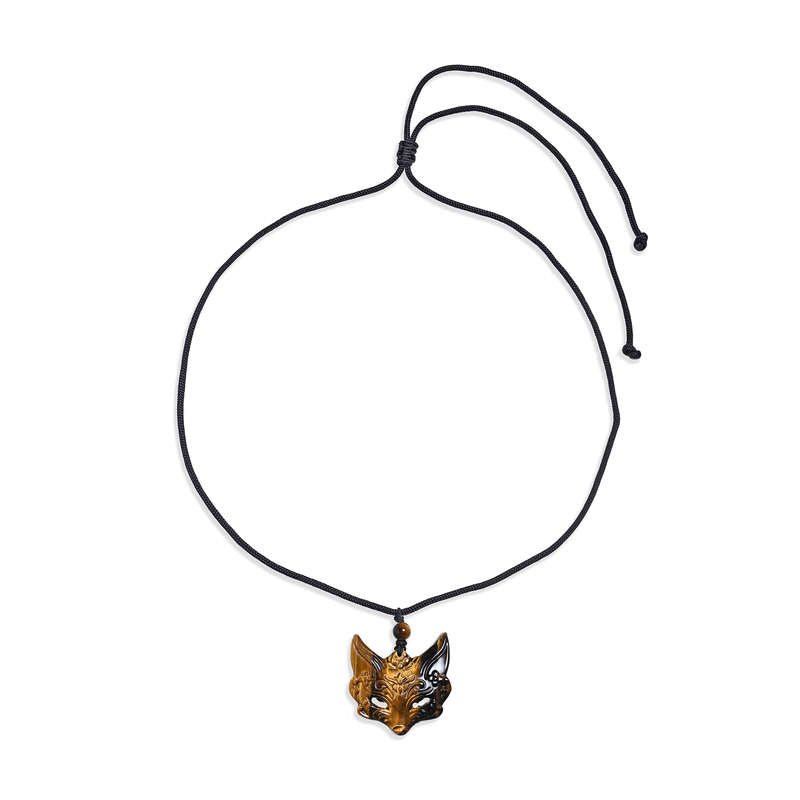 Goldenes Tigerauge-Halskette